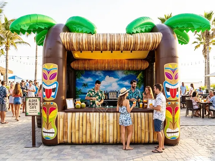 Blow up cocktail bar