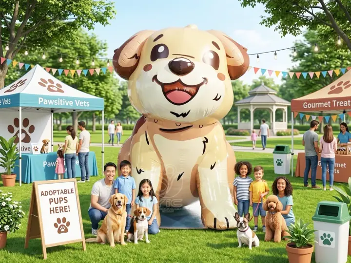 Inflatable Dog Mascot