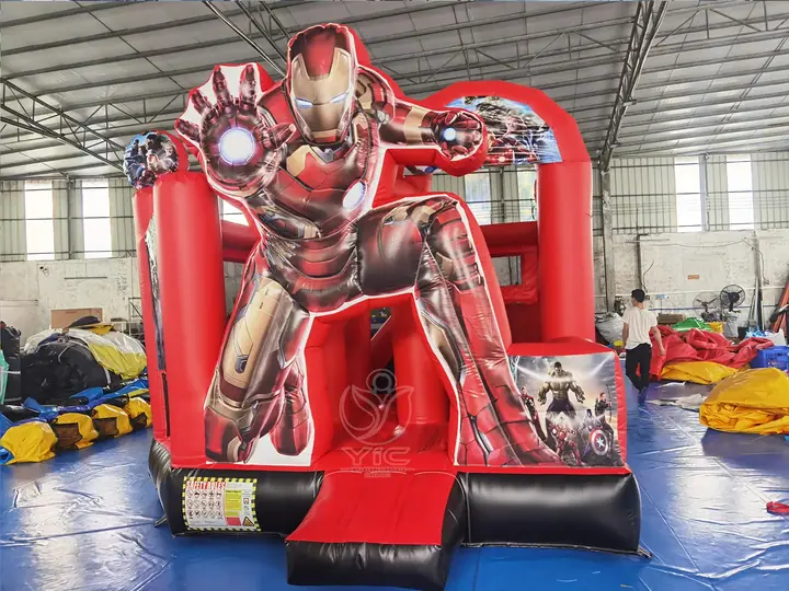 superhero bounce house