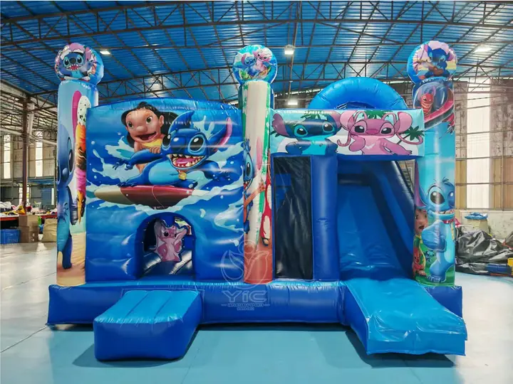 stitch bouncy castle