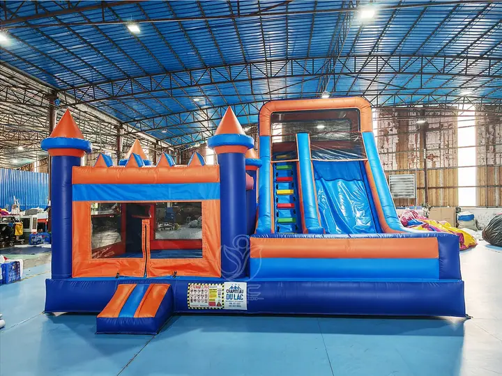 commercial bounce house with slide