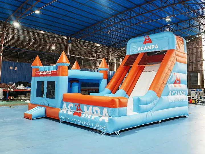 slide bounce house combo