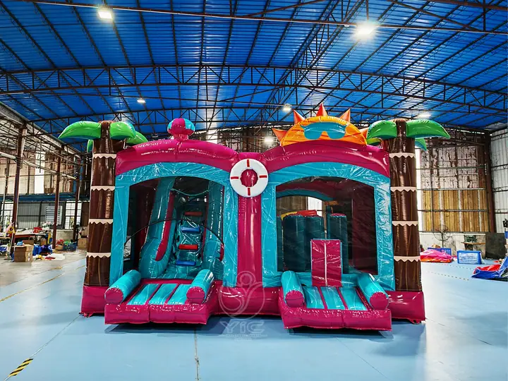 beach themed bounce house