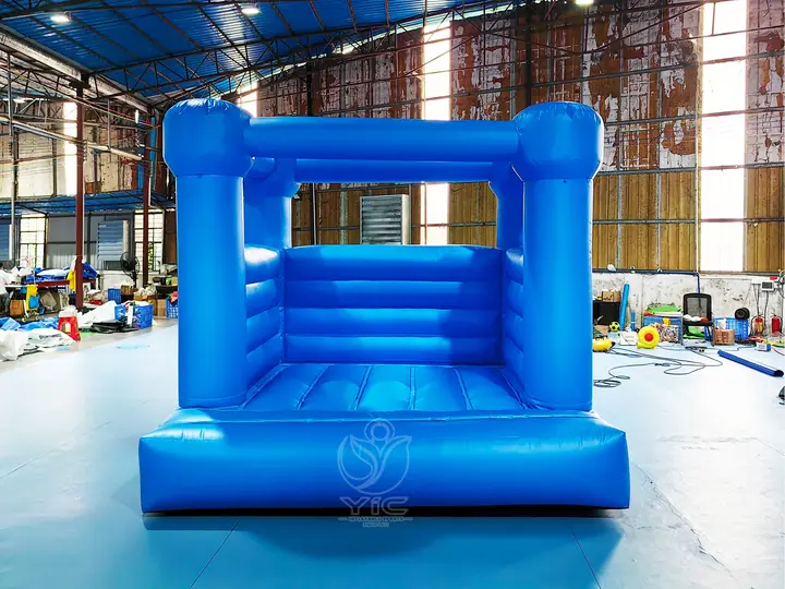 blue bounce house