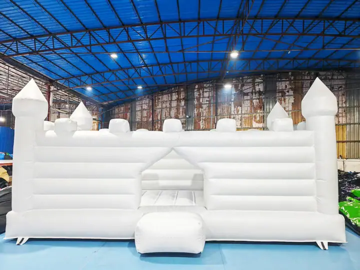 white jumping castle for sale