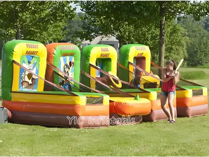 Inflatable interactive game