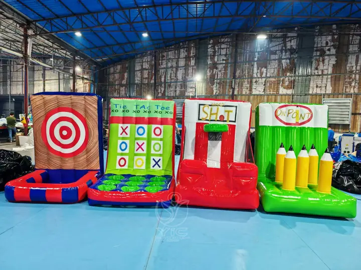 4 in 1 inflatable carnival games