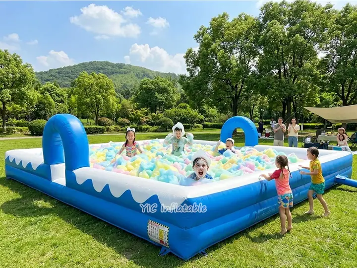Foam party inflatable