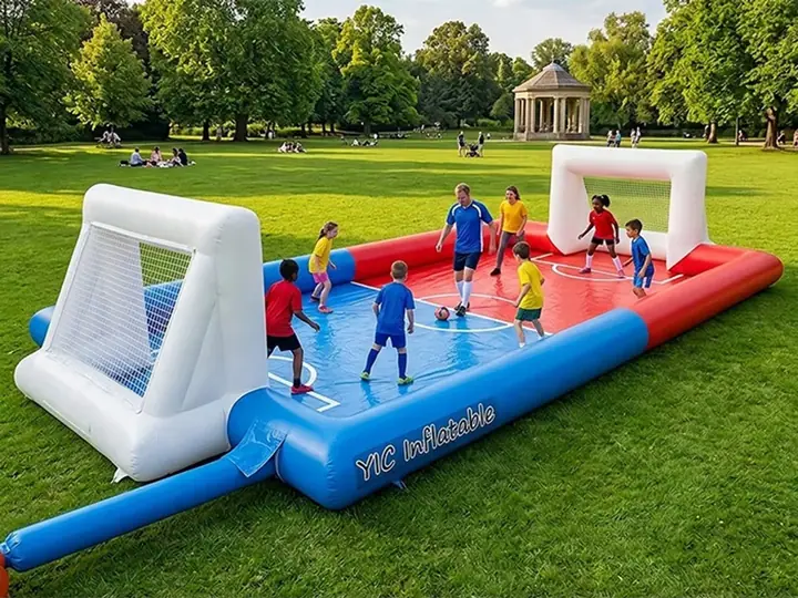 Slip and slide soccer field rent