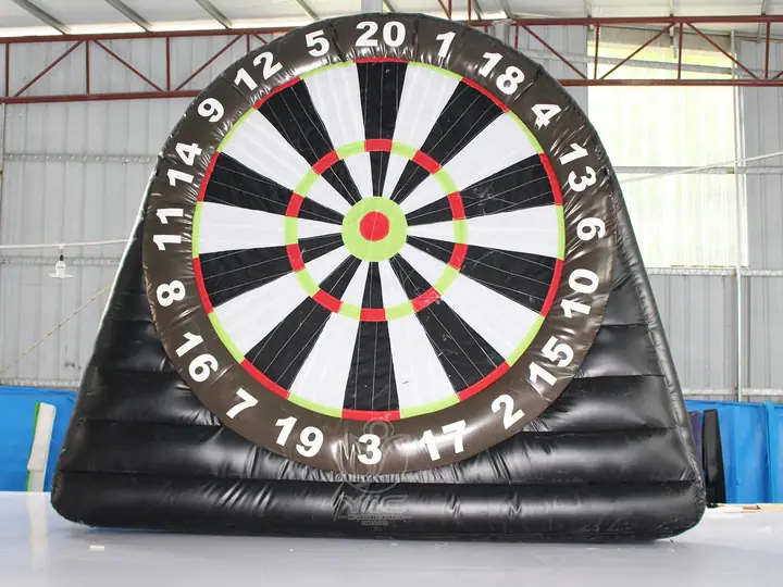 Giant soccer dart board