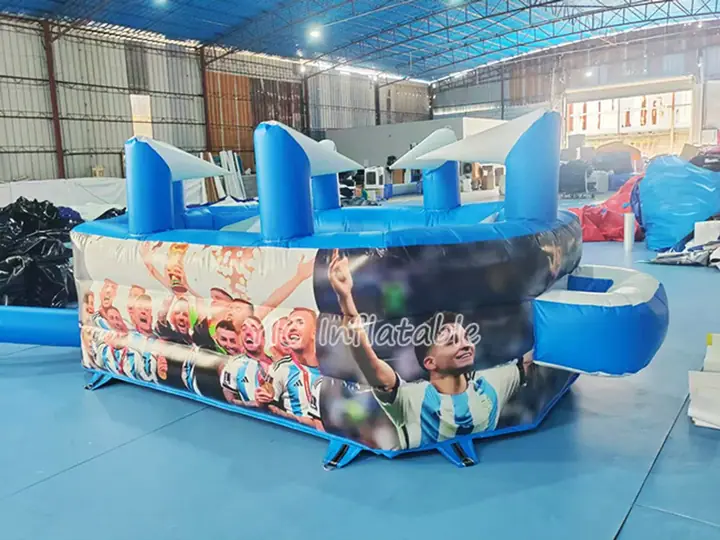 Inflatable air hockey