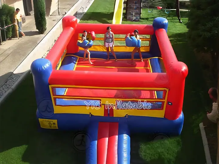 Inflatable boxing ring