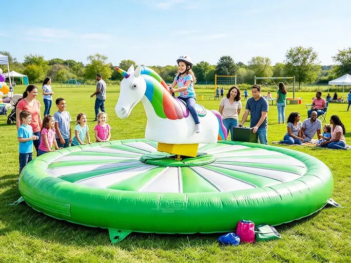 Inflatable unicorn mechanical ride manufacturer