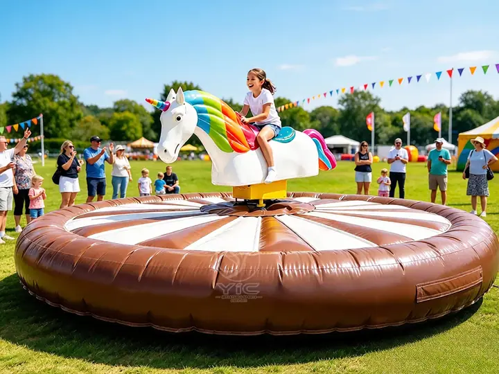 Commercial grade interactive unicorn challenge game