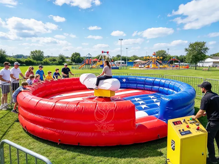 Ride a bull inflatable