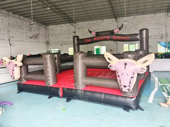 Mechanical bull blow up