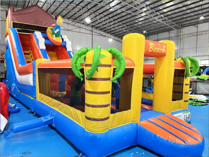 Beach Themed Inflatable Obstacle Course