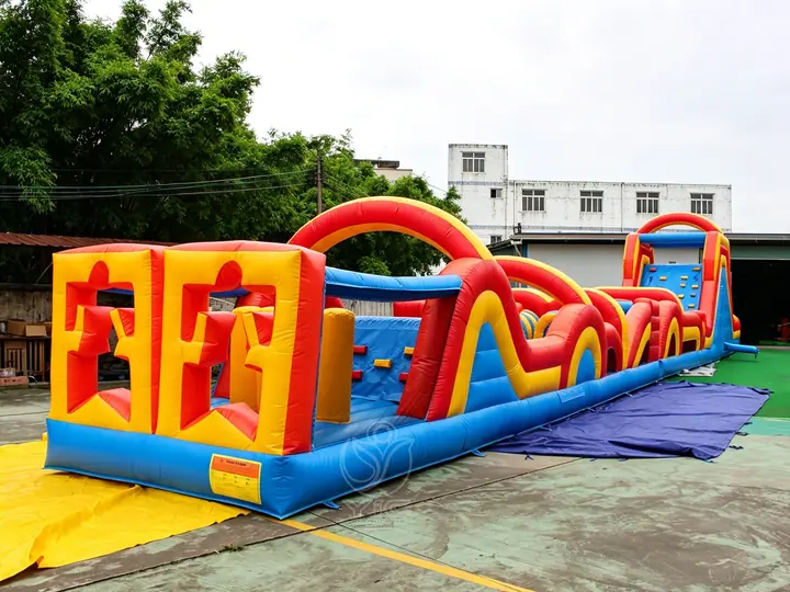 Big obstacle course bounce house