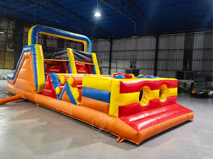 Commercial inflatable obstacle course