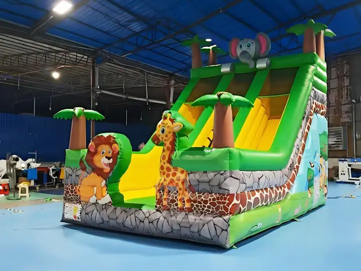 Safari bouncy castle