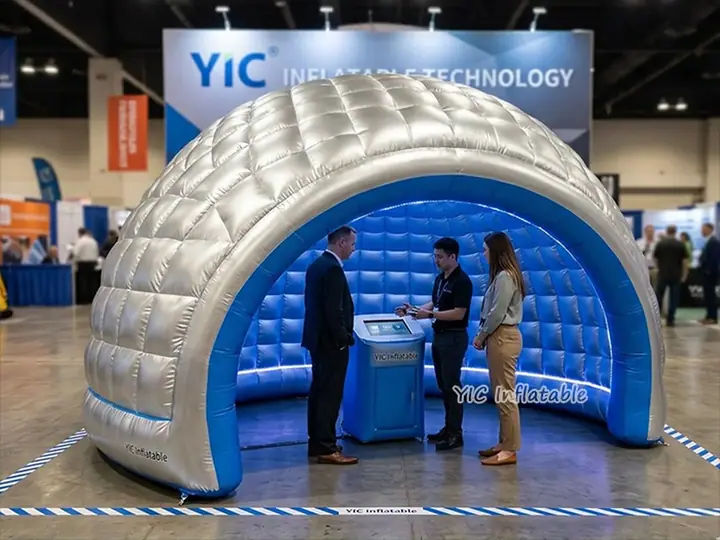 Silver airdome inflatable tents