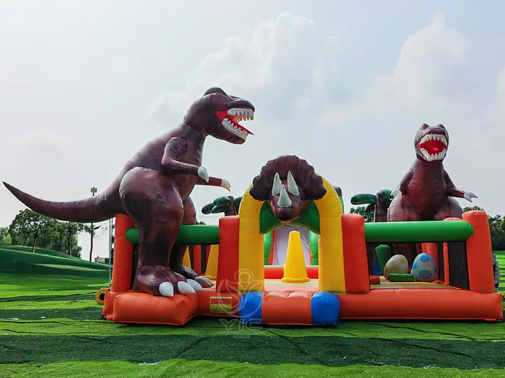 Dinosaur inflatable playground