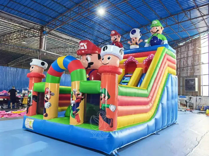 Super mario theme bounce house