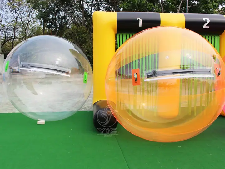 Inflatable walking water ball