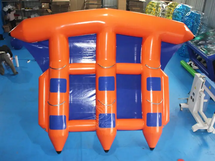 Inflatable flying fish boat