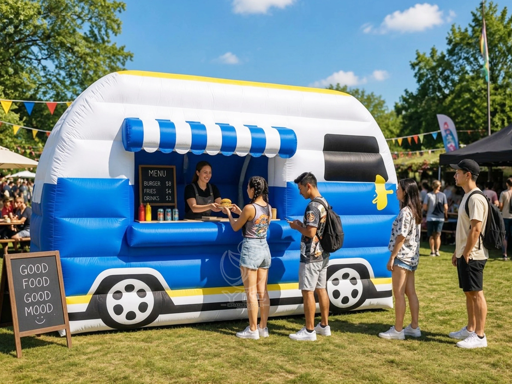 Inflatable concession stand, a commercial inflatable concession stand by YIC Inflatable Sports