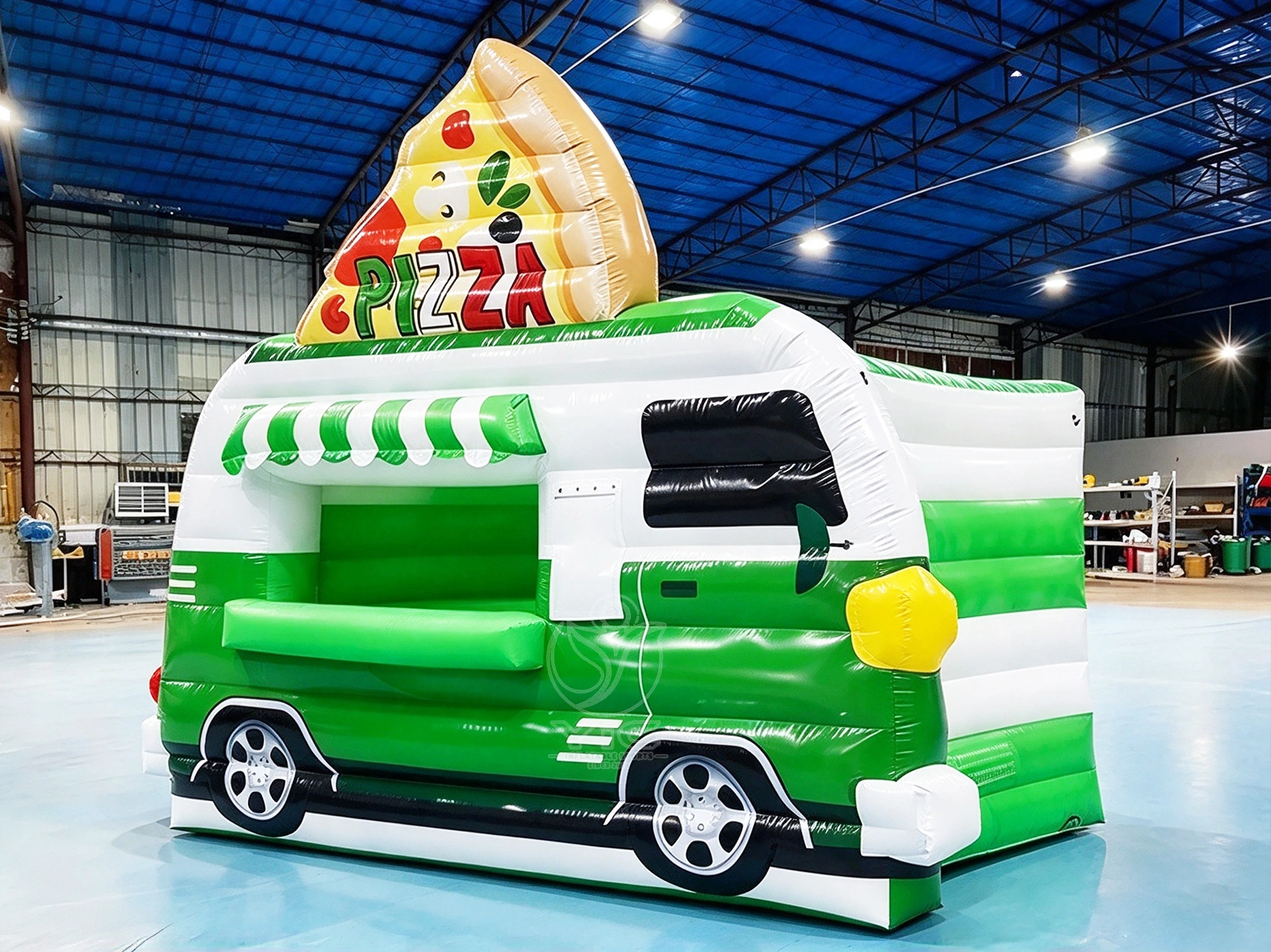 Inflatable christmas taco truck product photo 2