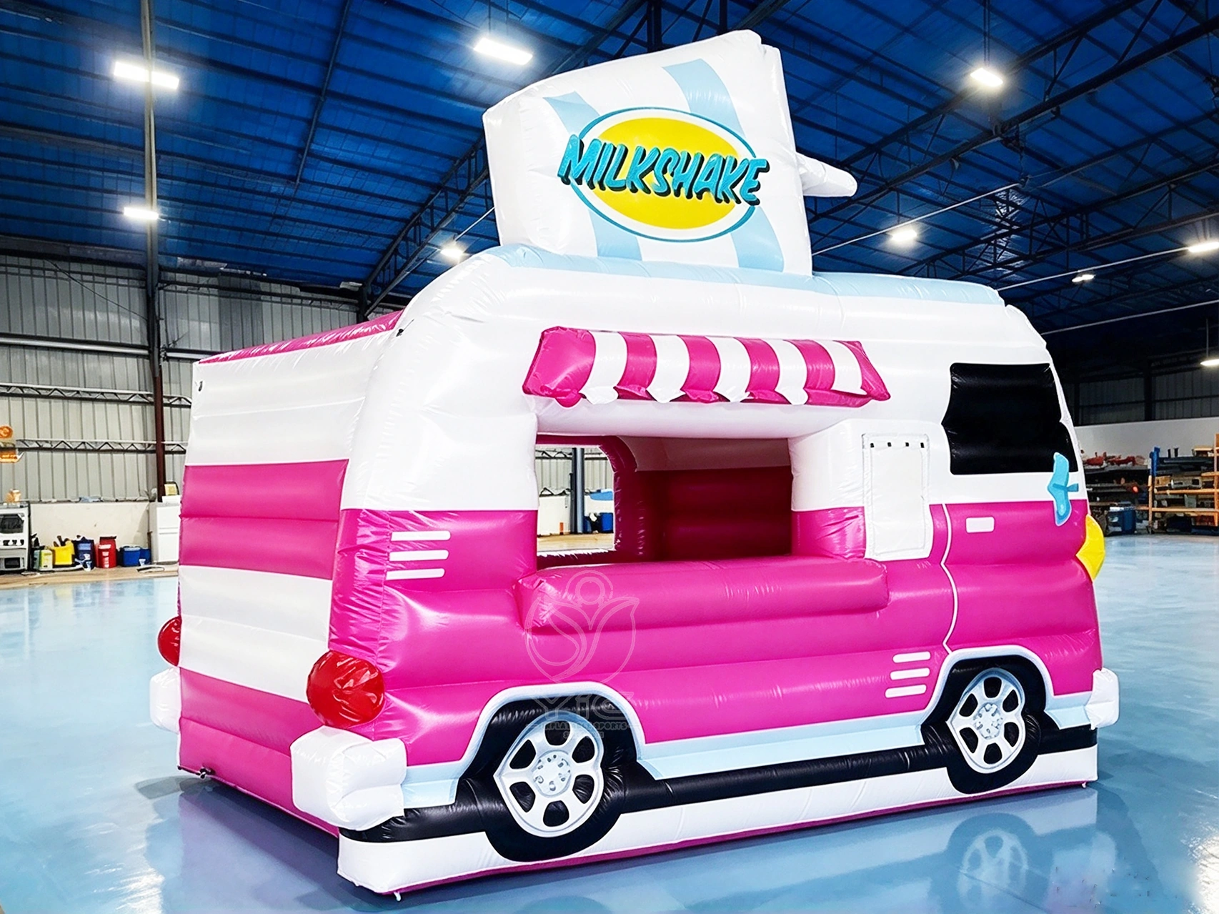 Inflatable christmas taco truck product photo 4