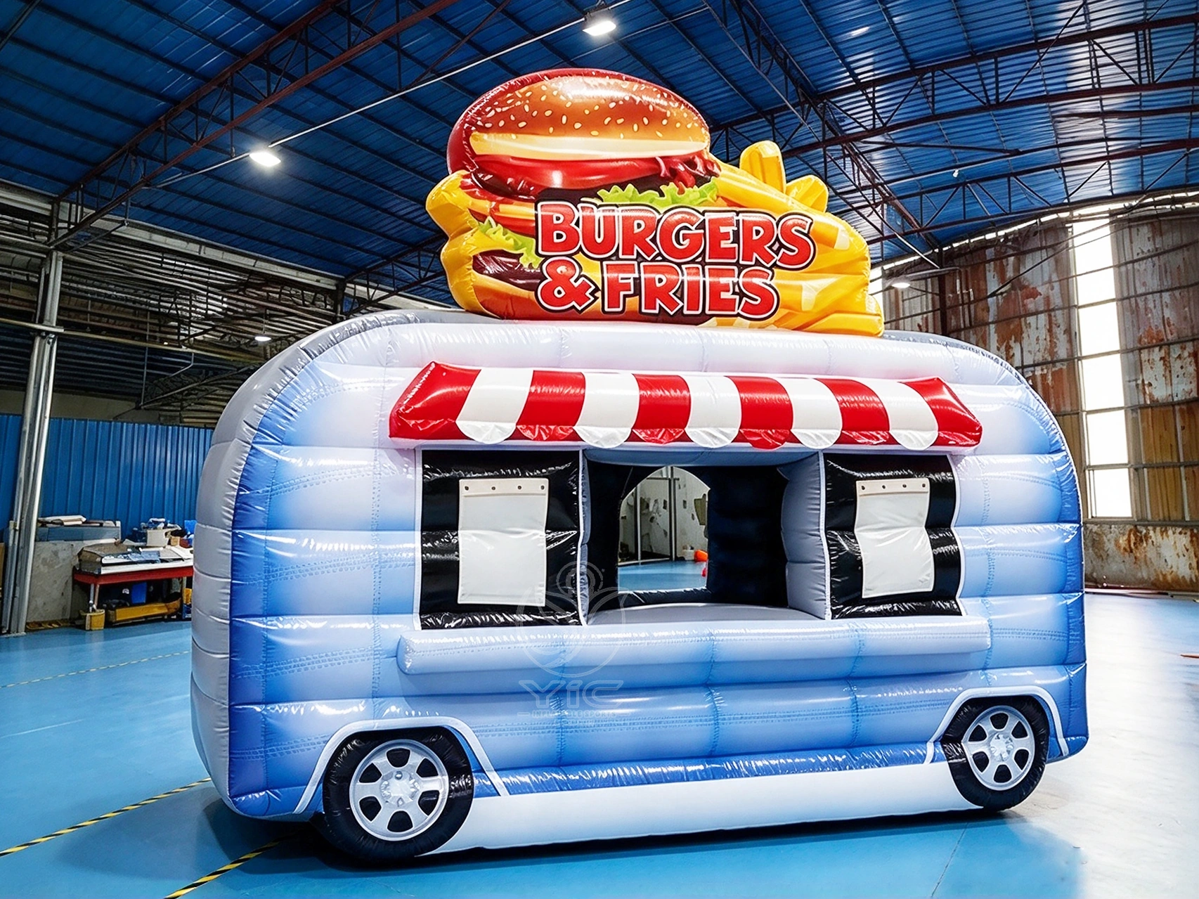 Inflatable christmas taco truck product photo 5