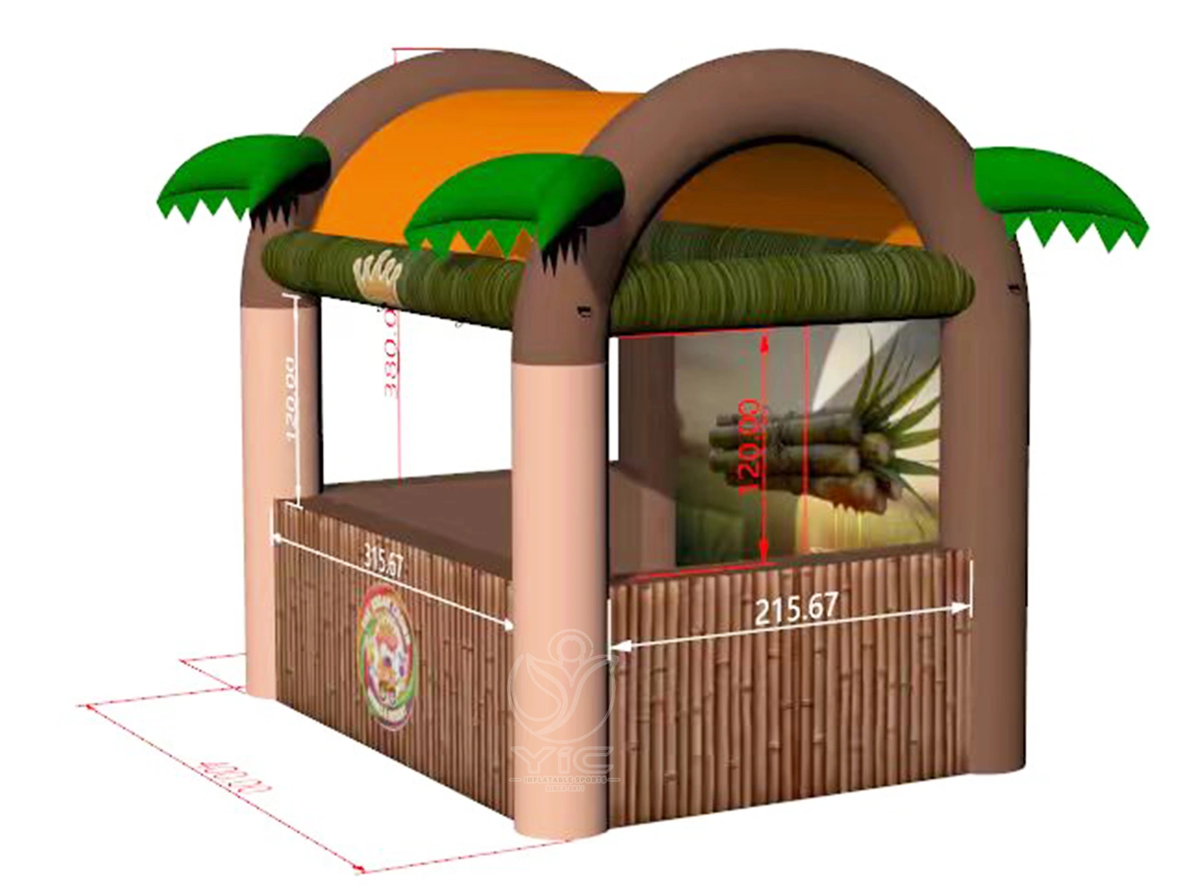Inflatable tiki bar product photo 5