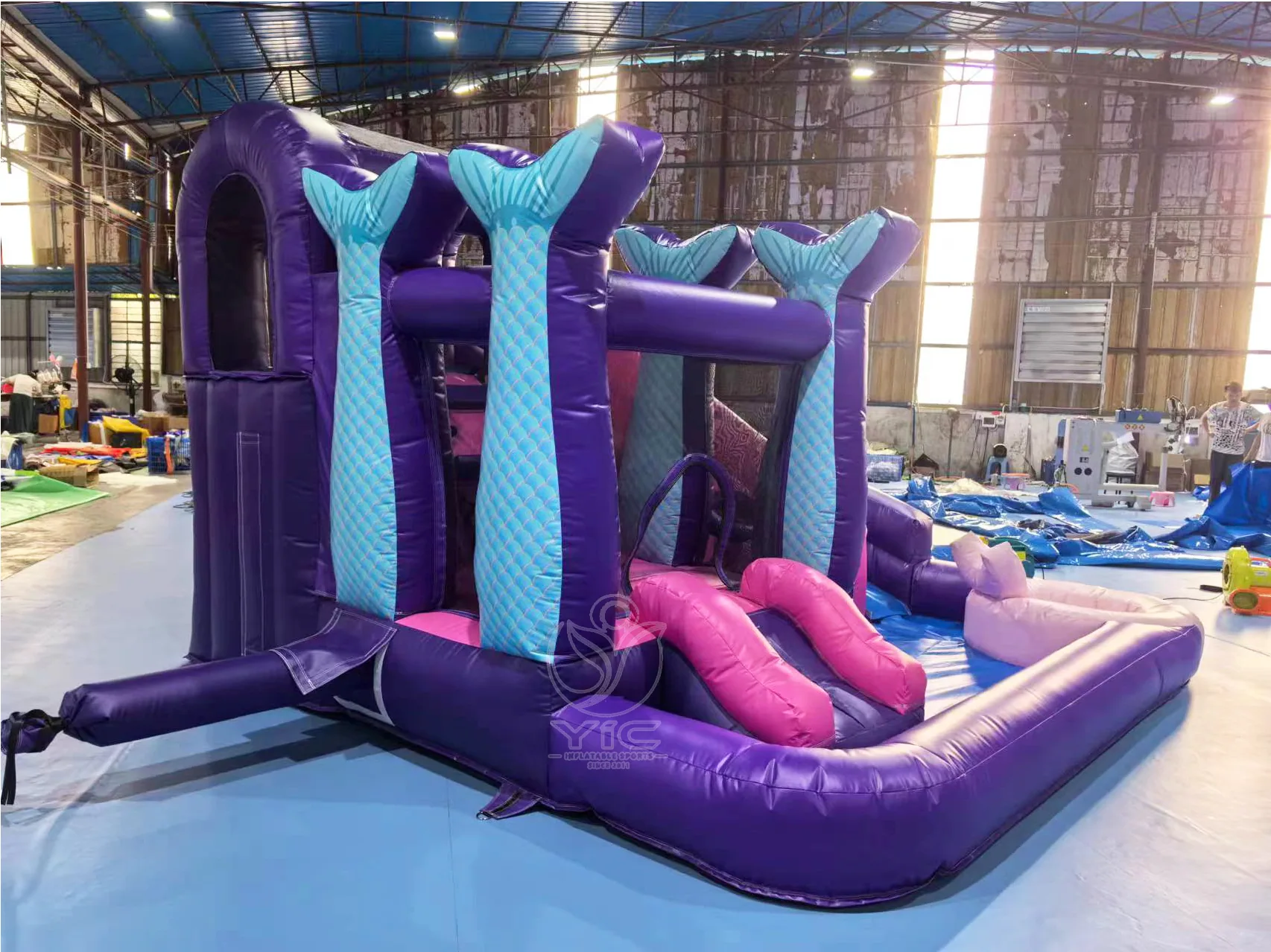 Mermaid bounce house rental product photo 3