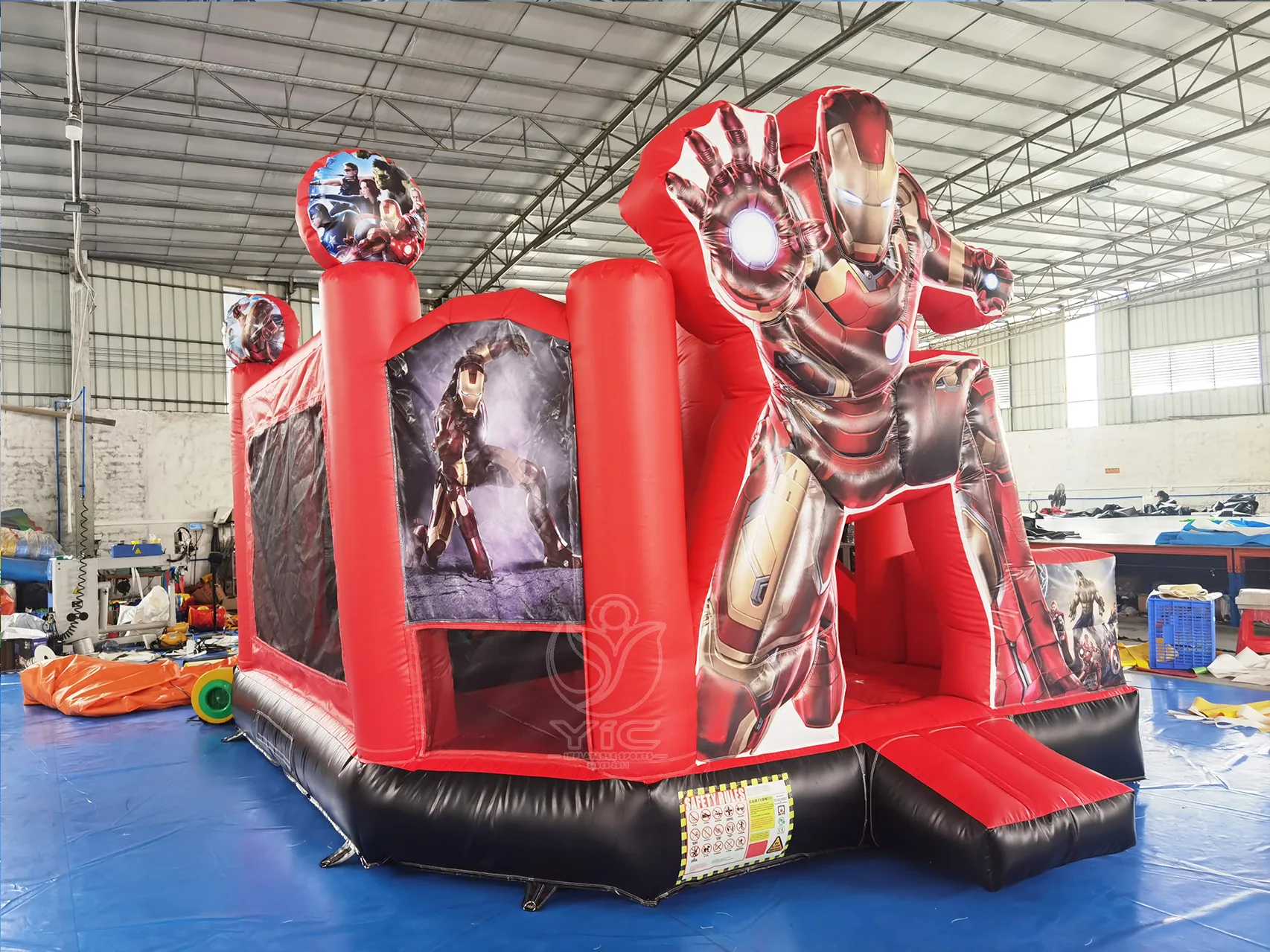 Superhero bounce house product photo 2