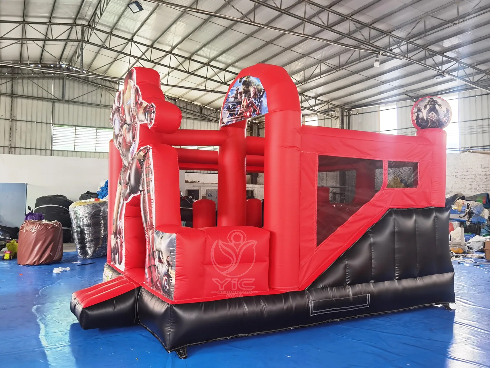 Superhero bounce house product photo 3