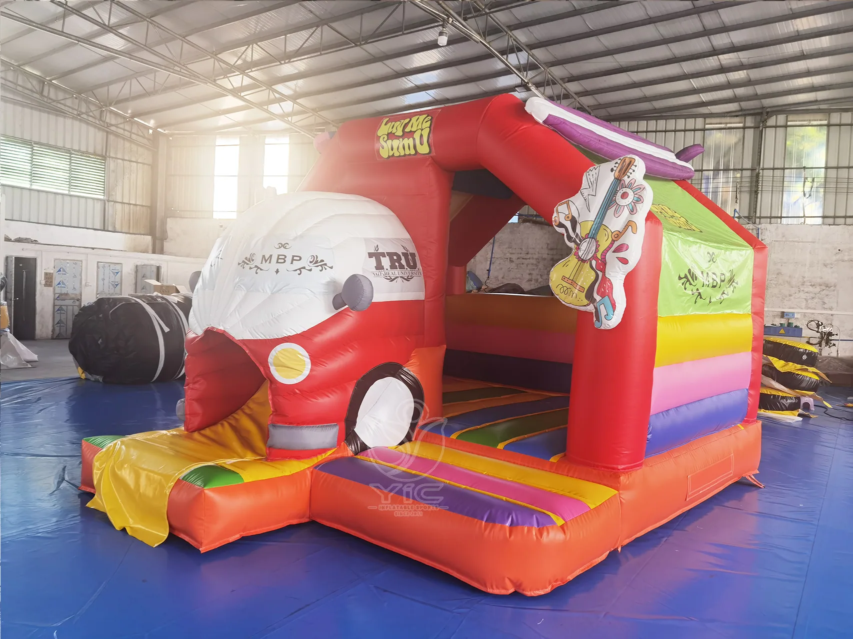 Firetruck bounce house product photo 2