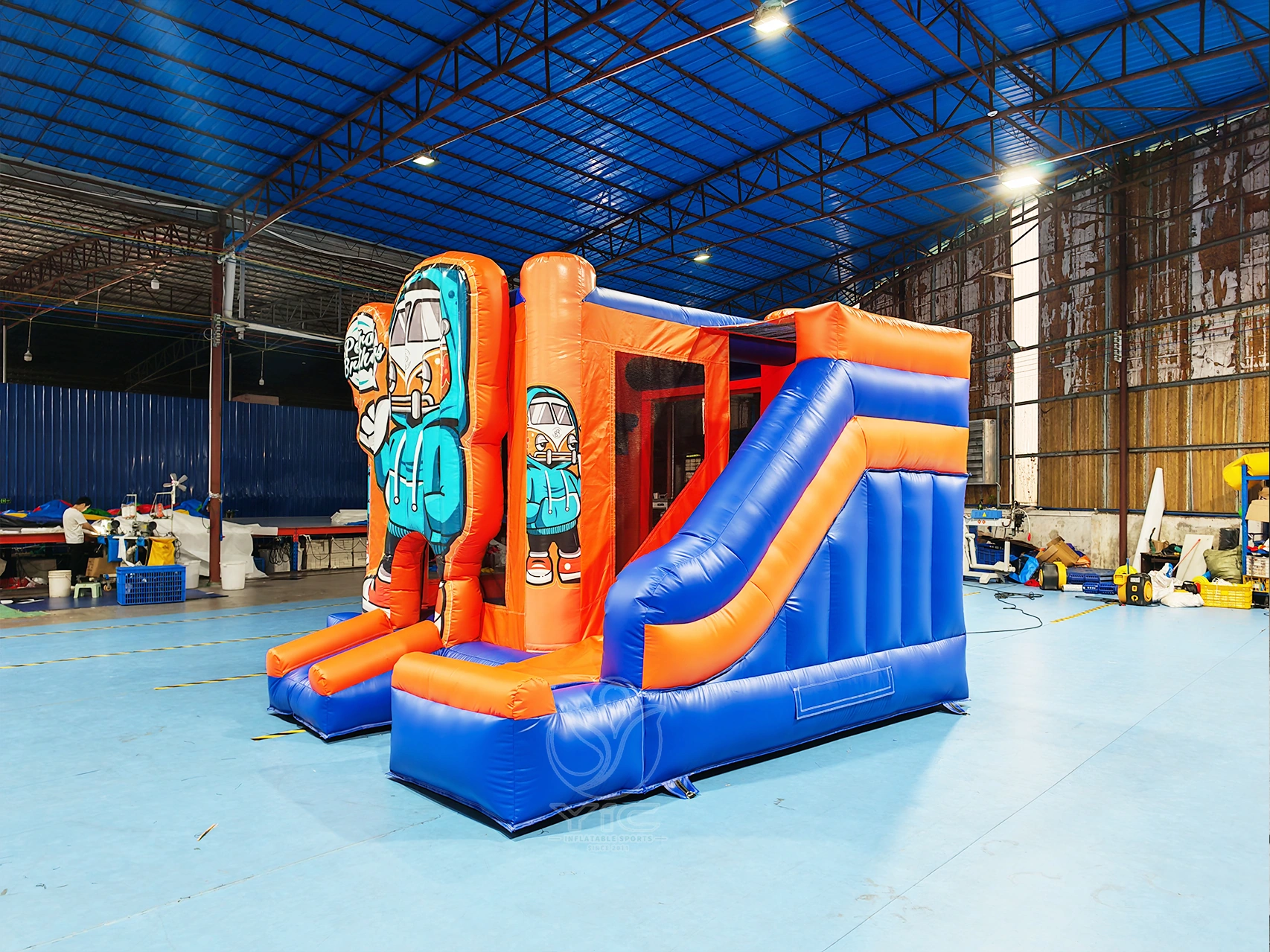 Graffiti inflatable bounce product photo 3