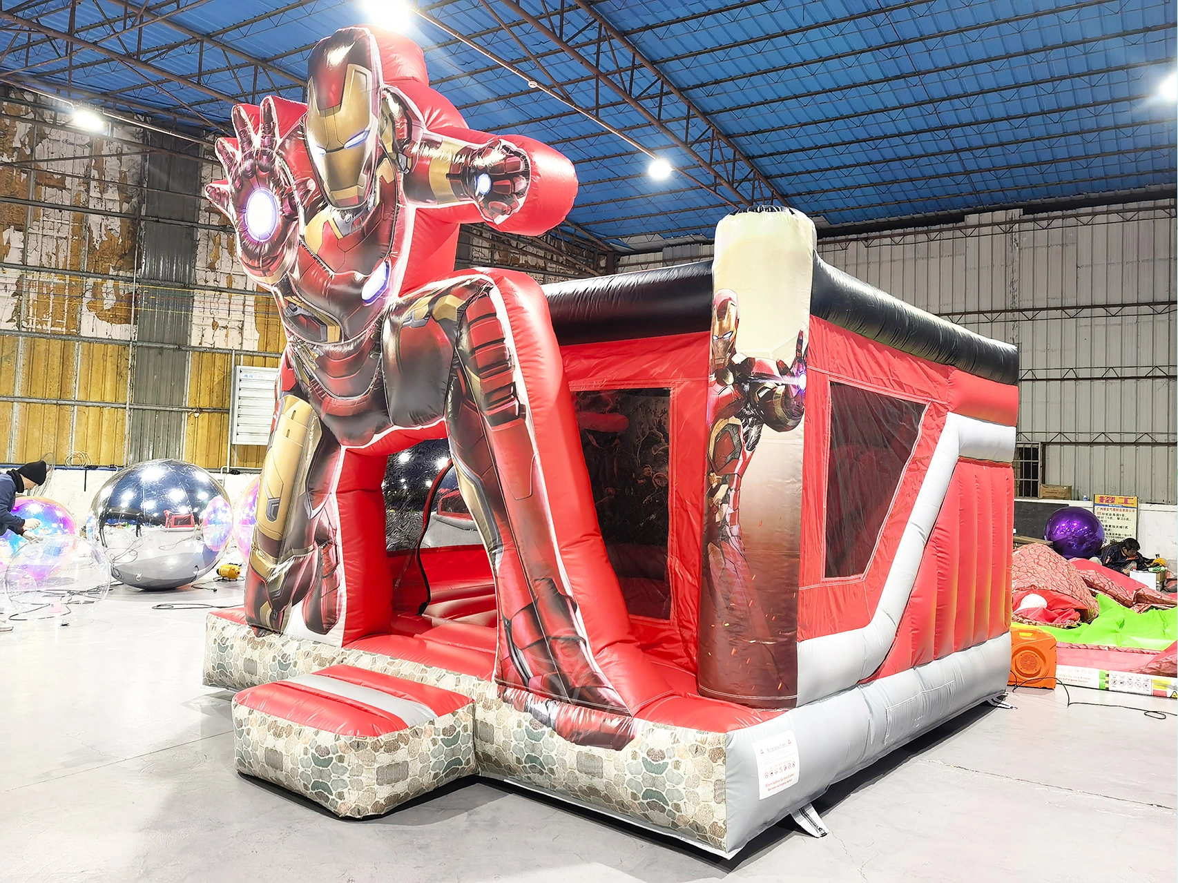 Iron man bounce house product photo 3