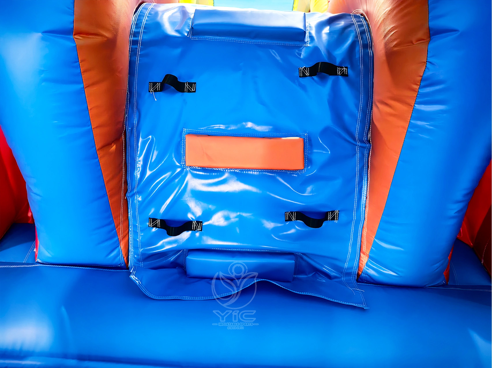 Race car theme bounce house product photo 4