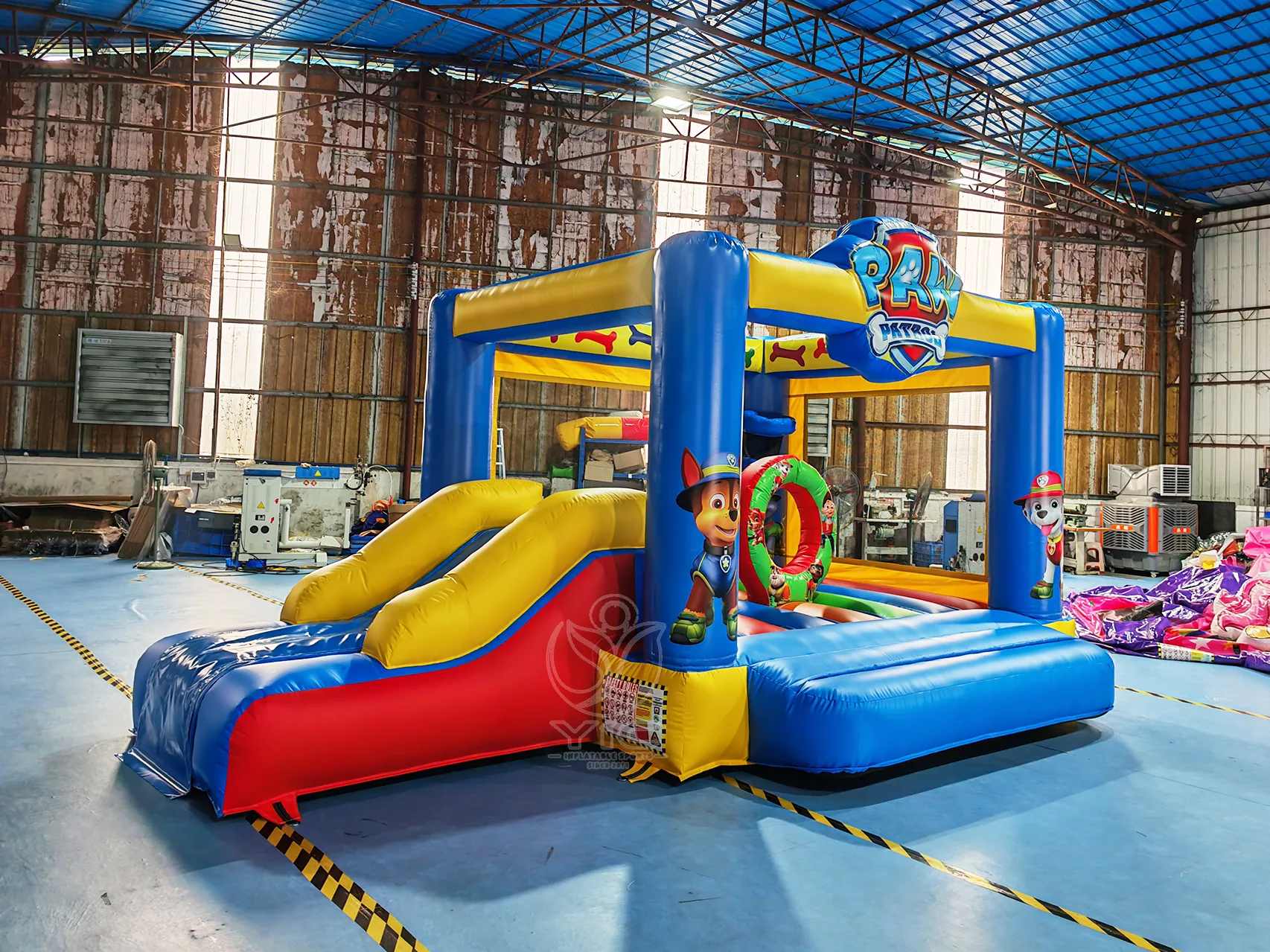 Paw patrol bouncy castle hire product photo 2
