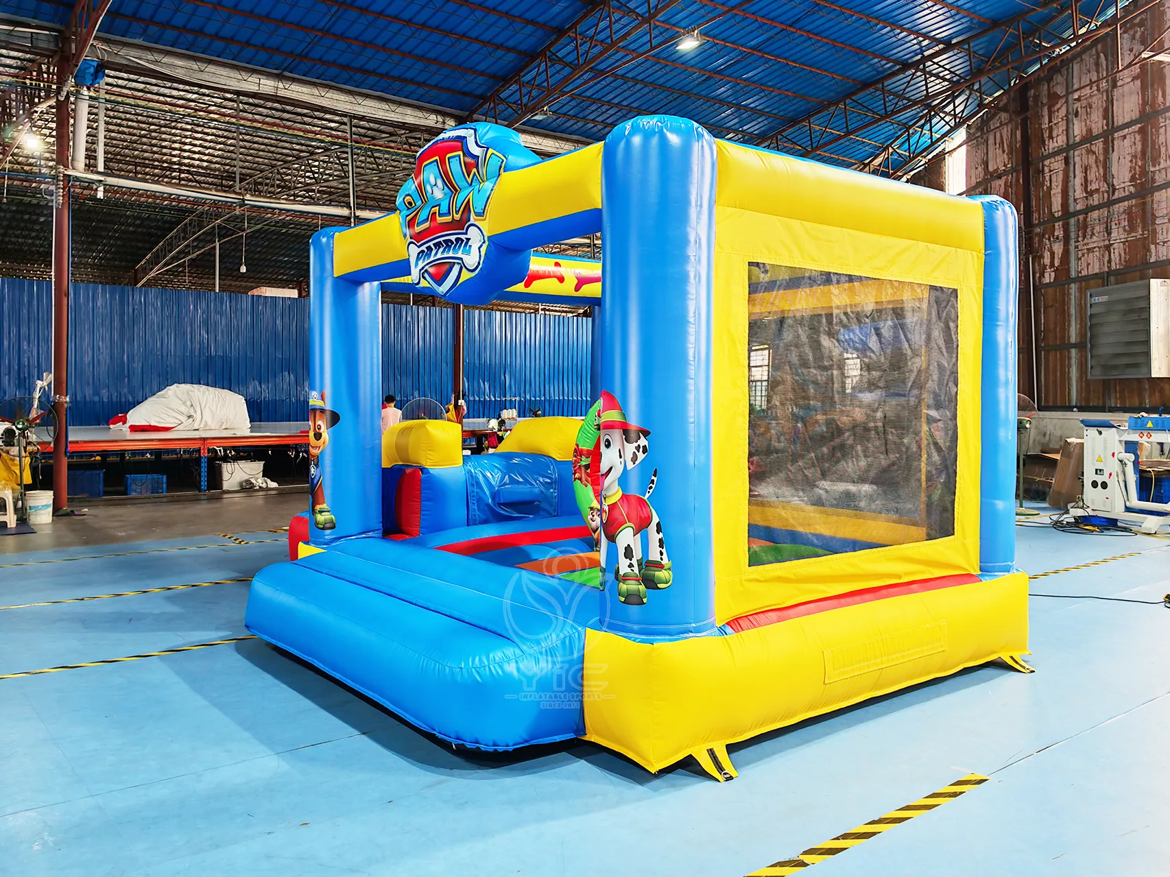 Paw patrol bouncy castle hire product photo 3