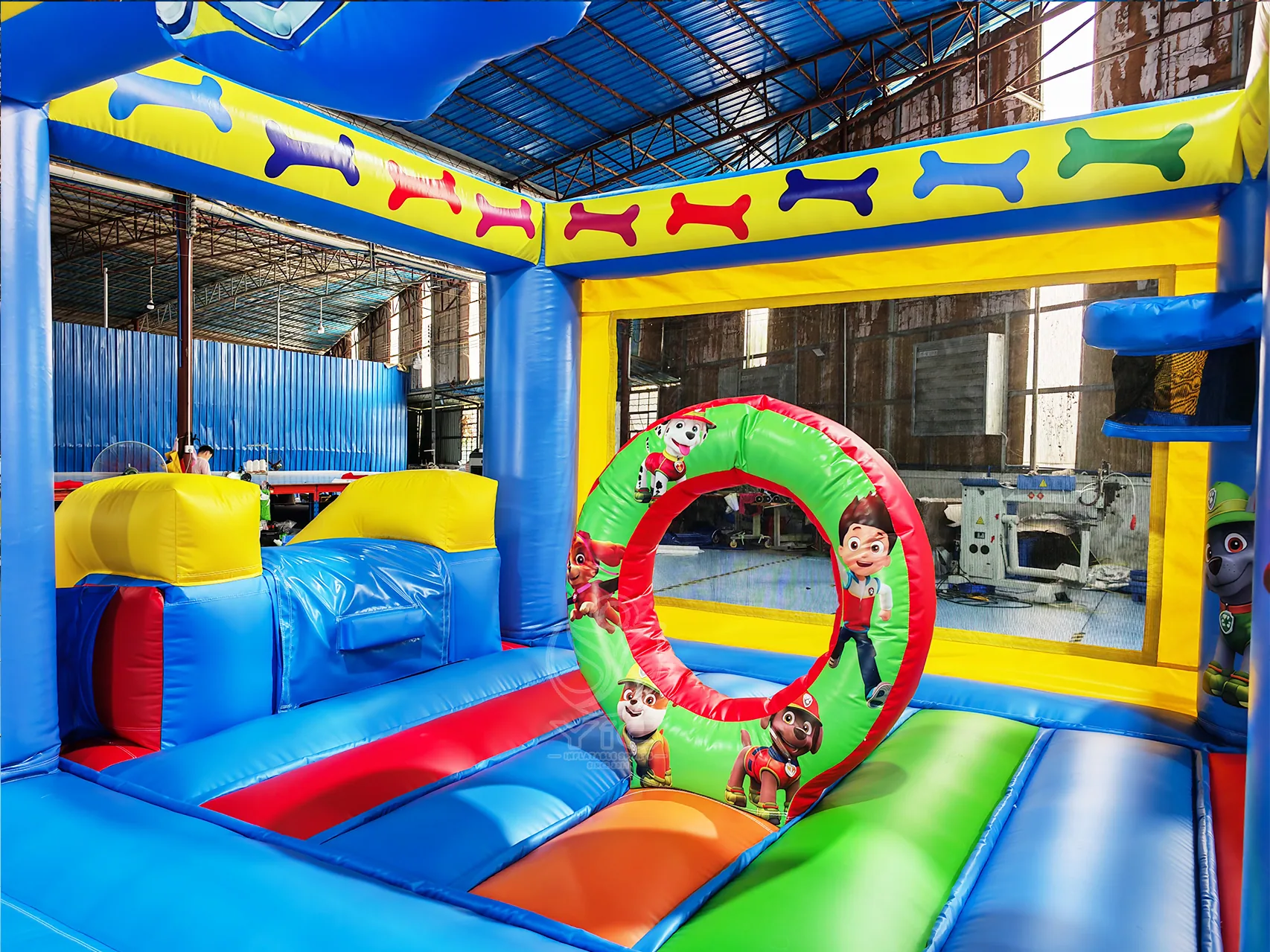 Paw patrol bouncy castle hire product photo 4