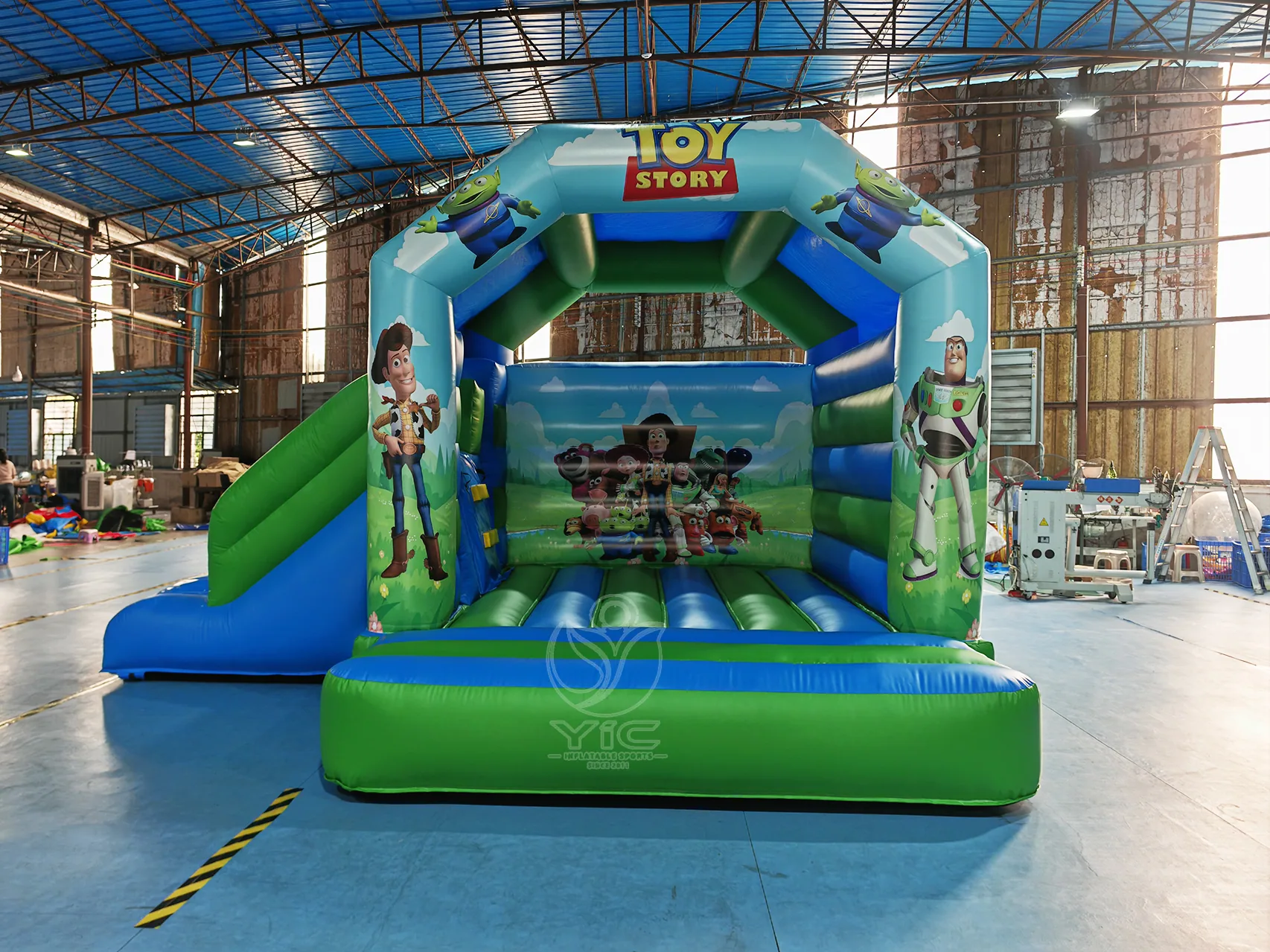 Toy story bouncy castle hire, a commercial bounce house combo by YIC Inflatable Sports
