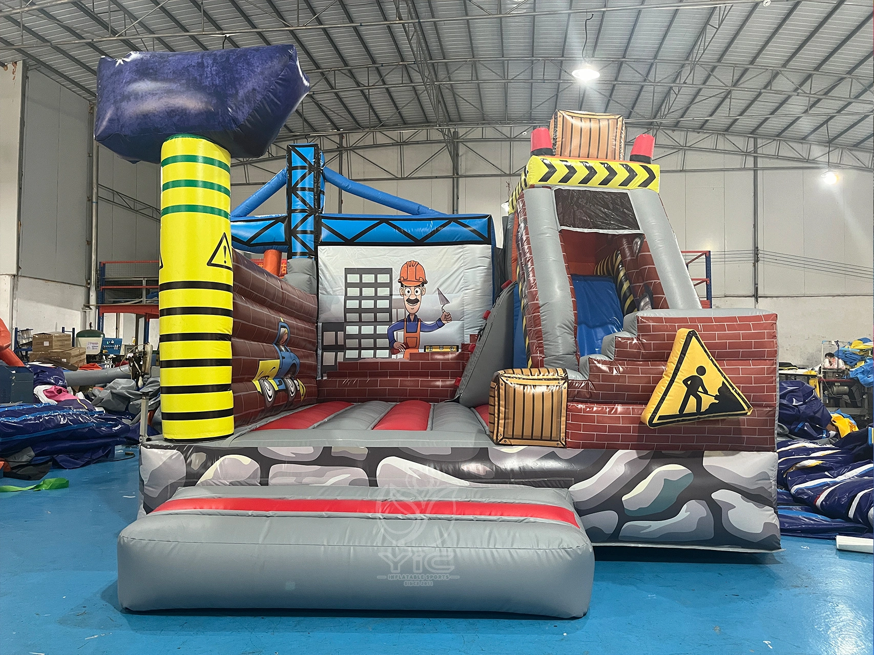Construction bounce house