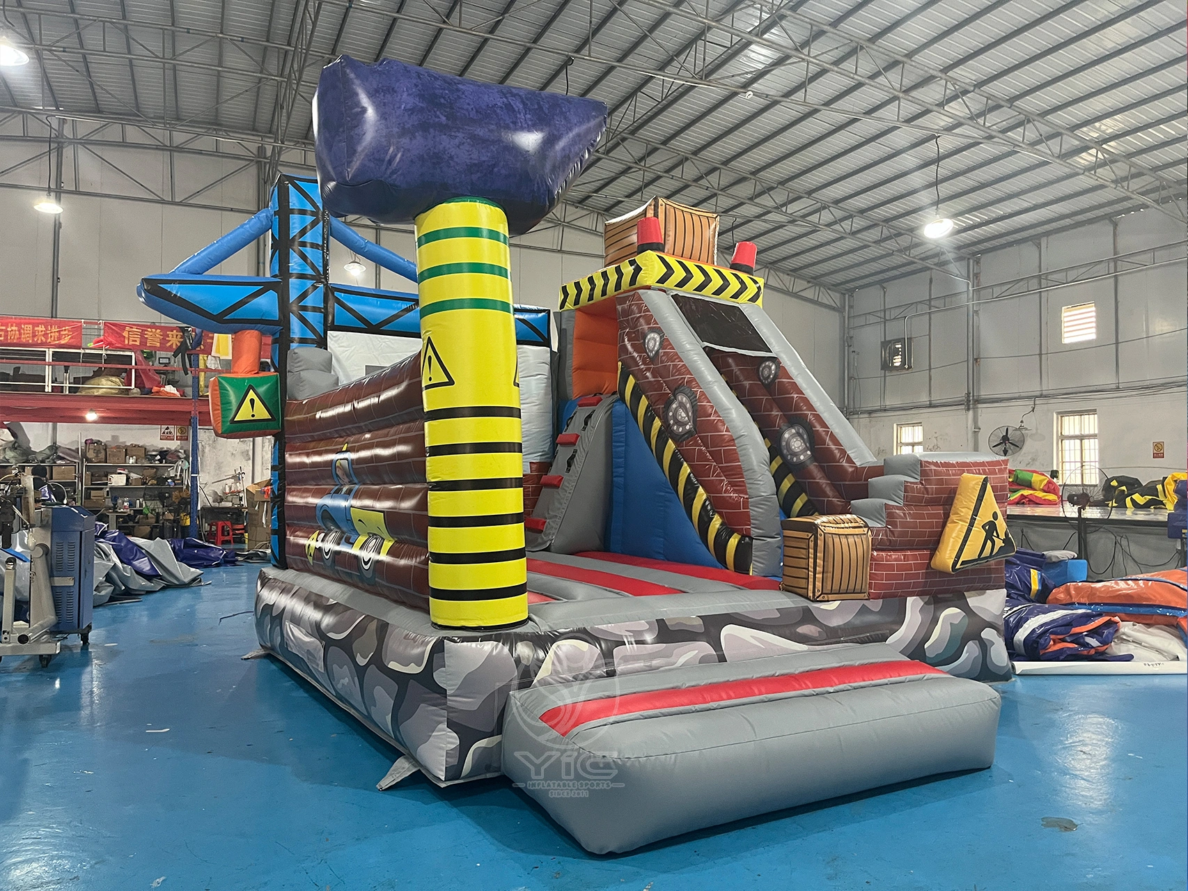 Construction bounce house product photo 2