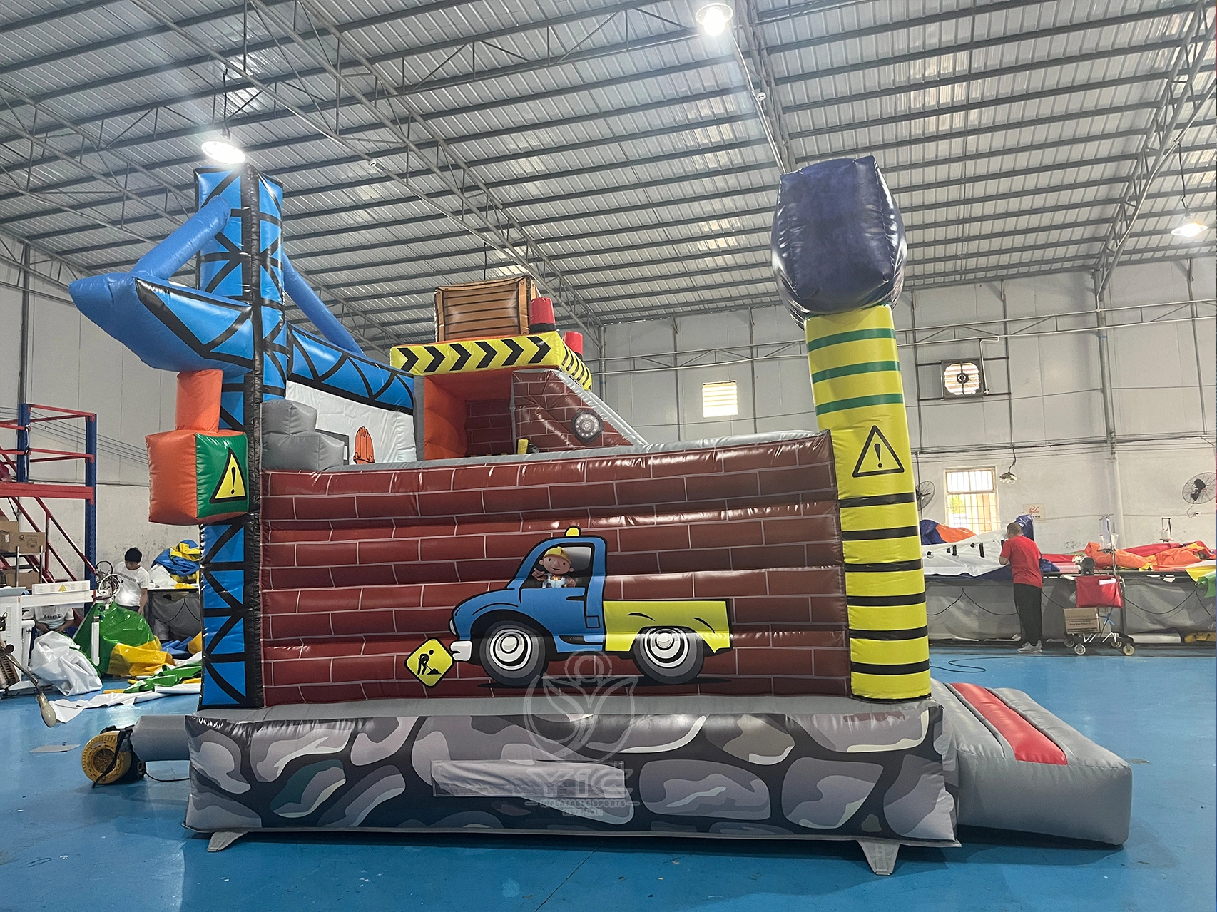 Construction bounce house product photo 4