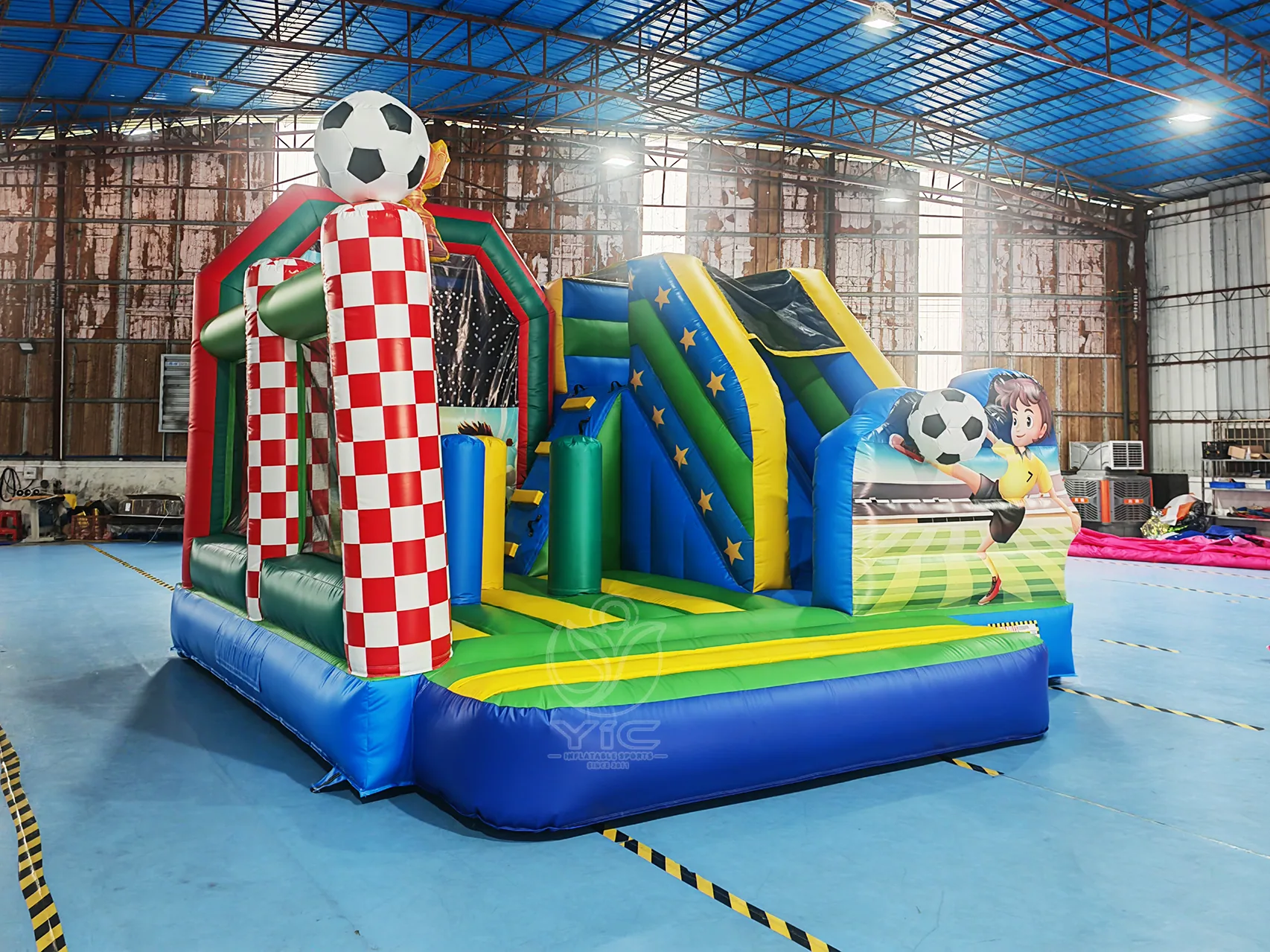 Sports combo bounce house product photo 2