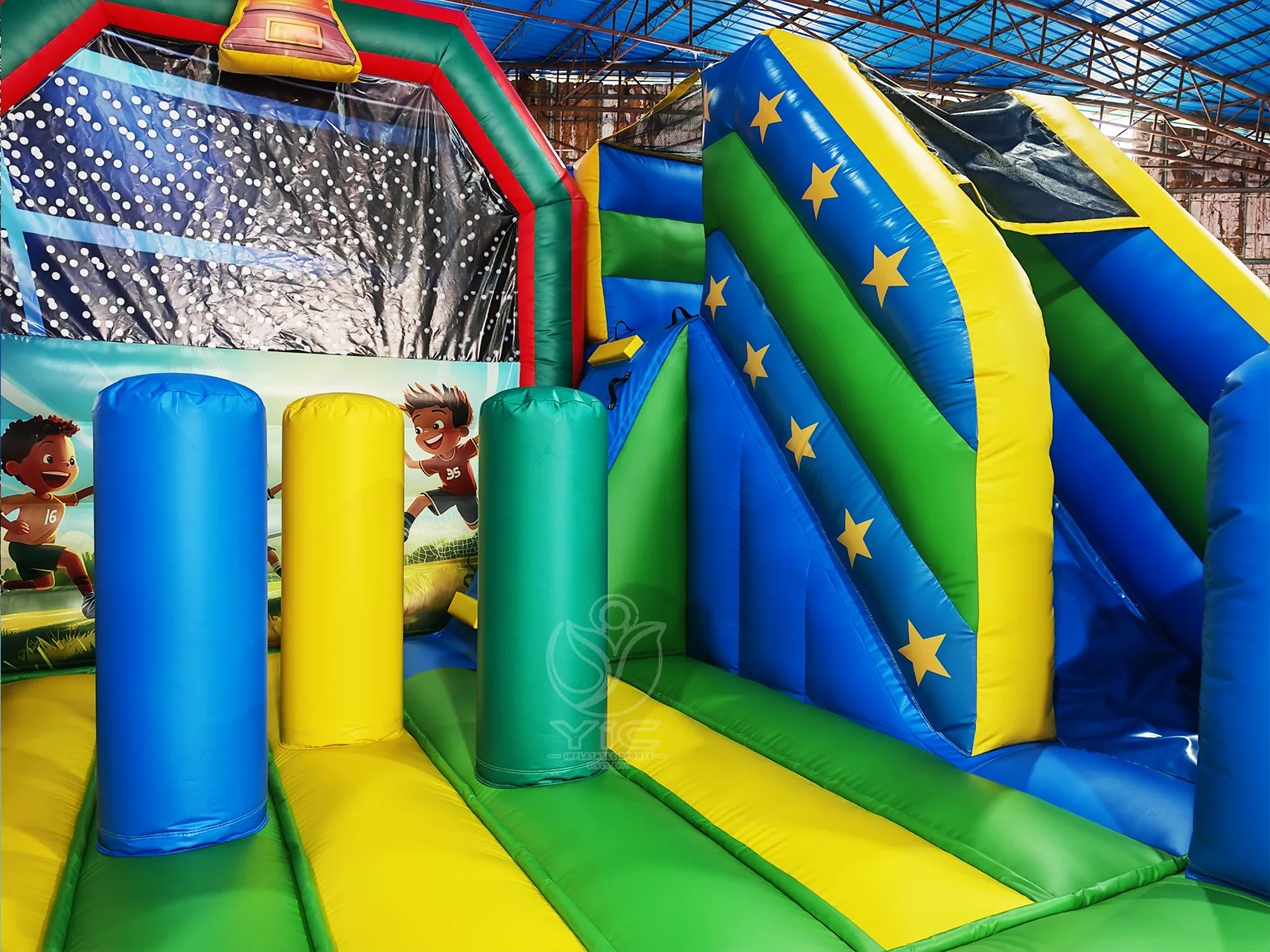 Sports combo bounce house product photo 5